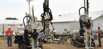 HRSC Subsurface Technology Direct push drilling for subsurface imaging.